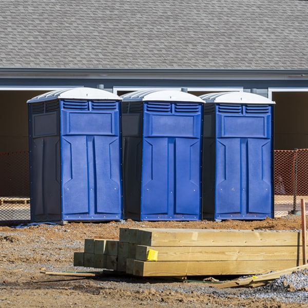 how can i report damages or issues with the porta potties during my rental period in South Amboy